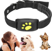 Tracker per cani - Collare per gatti - GPS - Nero - Adattabile 43-58 cm.