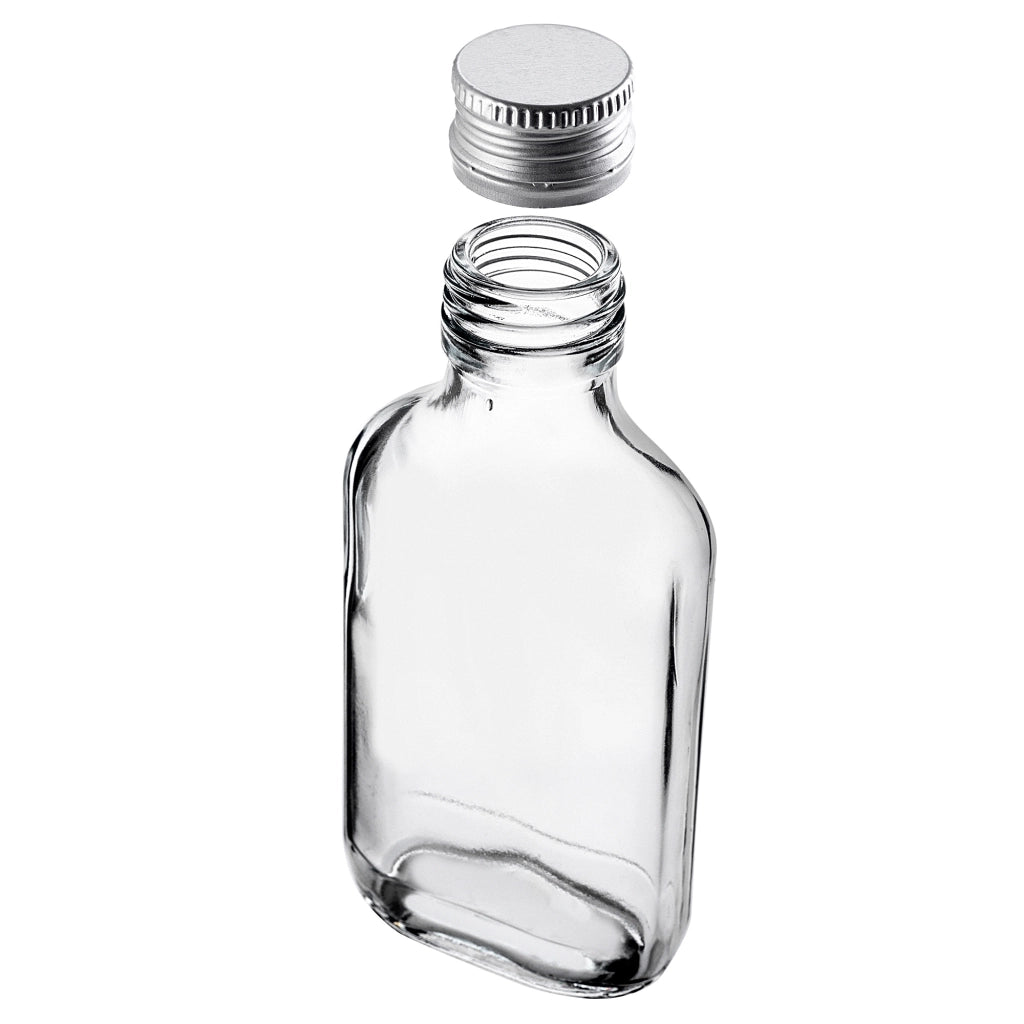 KADAX Flacone Flacone 100ml Con Tappo Argento 50pz.