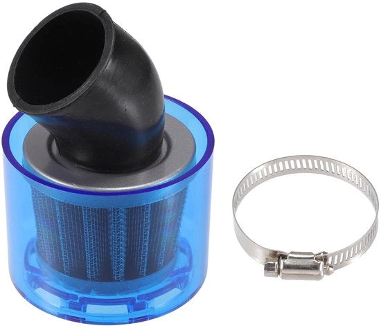Filtro dell'aria per motocicletta curvo 38mm - Adatto per motociclette da 110 a 125cc - Adatto per ATV e scooter - Durevole - Facile da installare - Migliora l'ingresso di aria - Filtro dell'aria