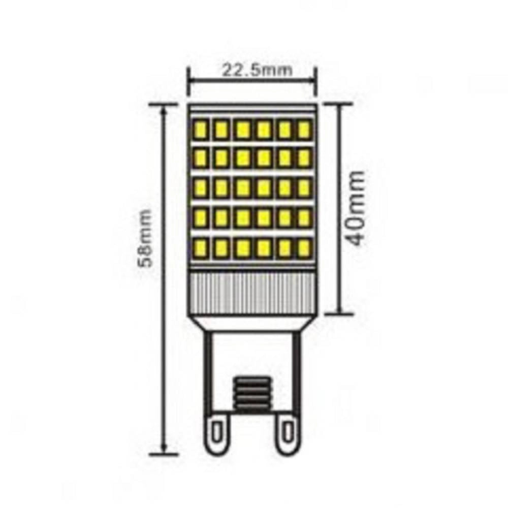 Trade Shop - Lampadina Led Smd G9 8 Watt 880 Lm Luce Calda Naturale Fredda Sparac-g9-8w-001 -