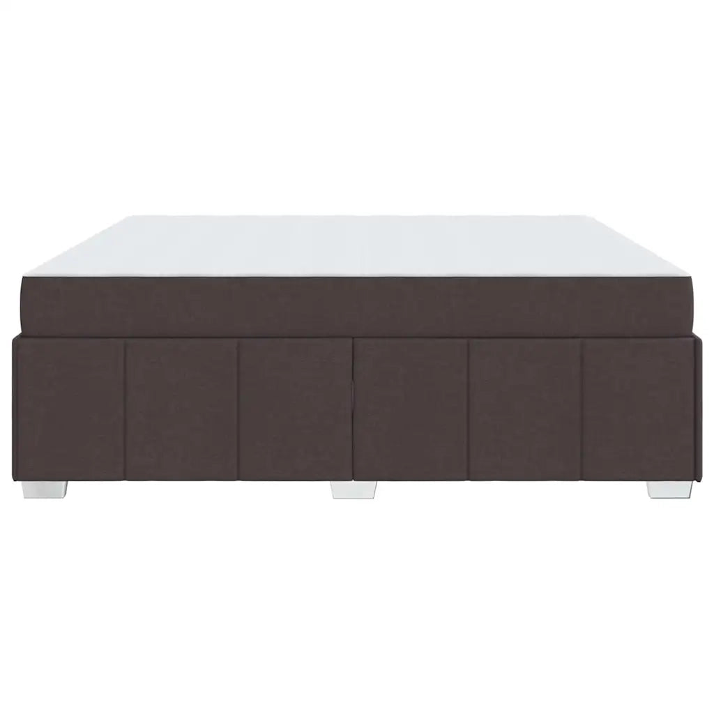 vidaXL Struttura del letto Marrone scuro 180 x 200 cm Tessuto