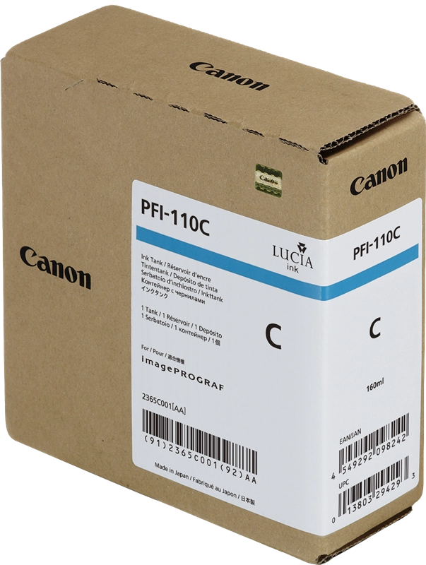 Canon PFI-110C cartuccia d'inchiostro Originale Ciano
