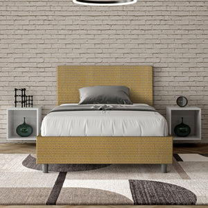 Letto 1 Piazza e Mezzo 120x190 cm Senza Rete Adele Labirinto 06 Giallo