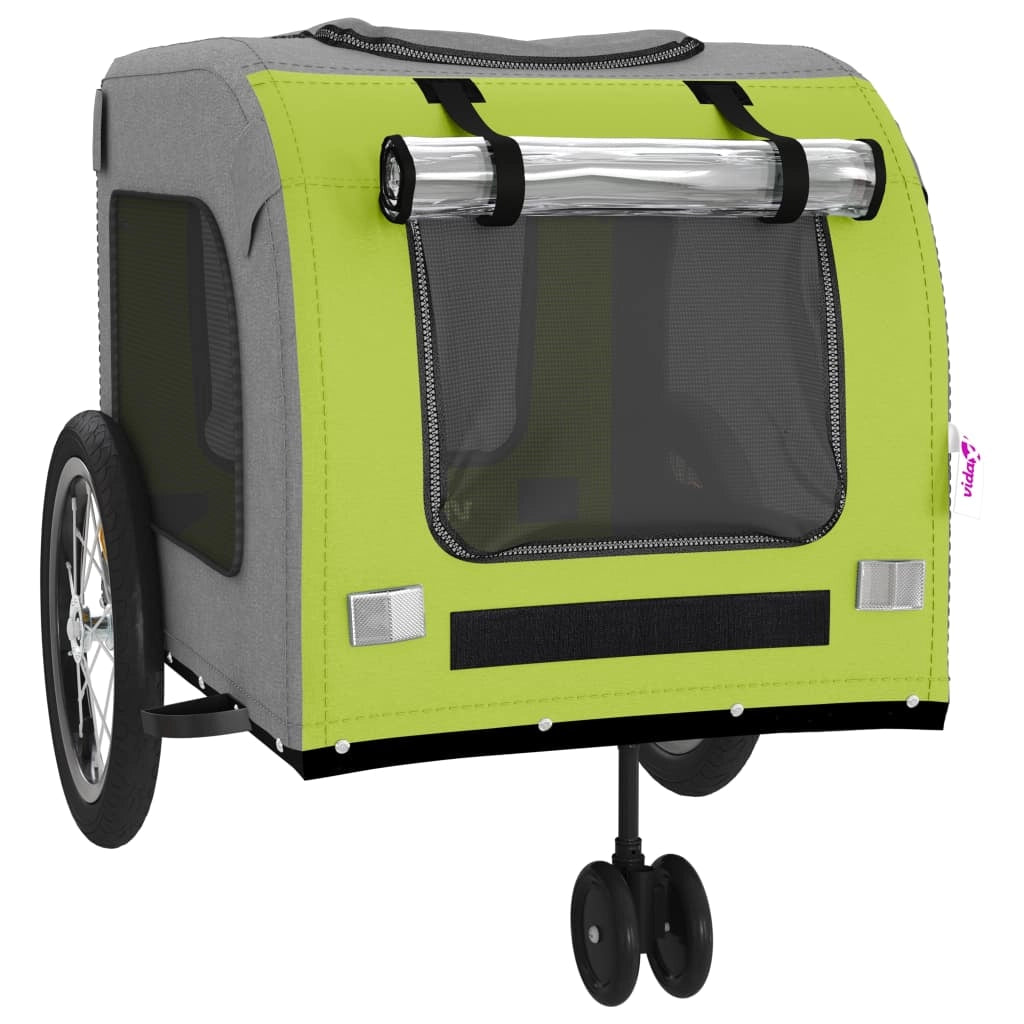 Rimorchio/carrello per animali domestici verde 02_0044282