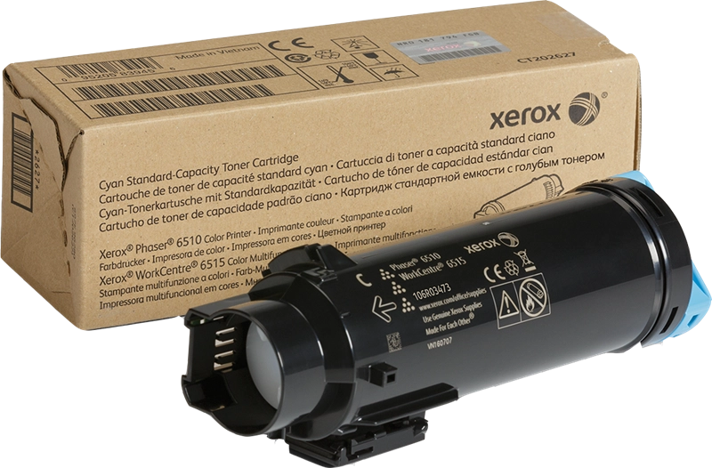Xerox Cartuccia toner Ciano a Capacità standard da 1000 Pagine per Phaser® 6510, WorkCentre® 6515 (106R03473)