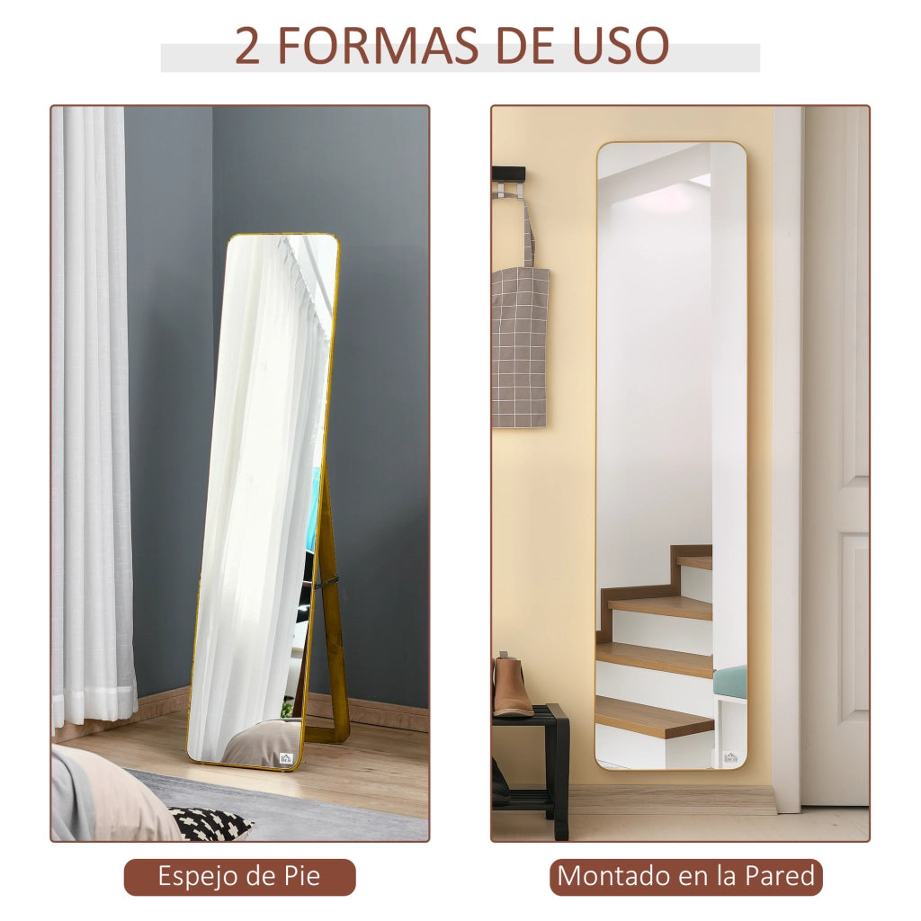 Specchio a Pieno Corpo ¨C zephmum ¨C 37x43x156 cm Legno di Pino