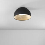 PLAFONIERA LED COCO 30W D.35CM 3-4-6500K NERA.