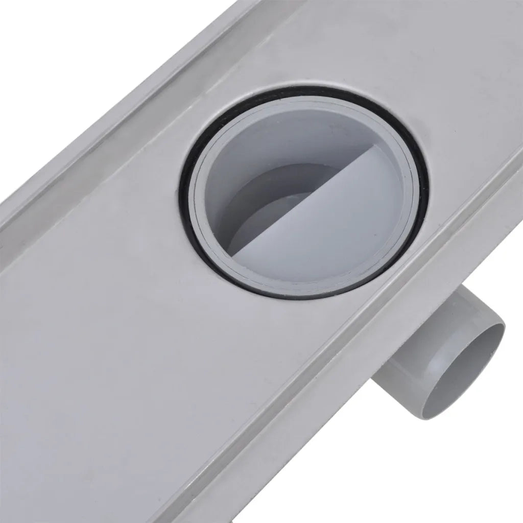 Scarico Doccia Lineare 2 pz 530x140 mm in Acciaio Inossidabile 275947