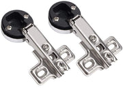 Scharniere a Piastra Idraulici Softclose - Ingresso - Serramenti - Materiale in Acciaio Raffreddato a Gas - 26mm - Dimensioni 52x85mm - Scharniere di Cassetta