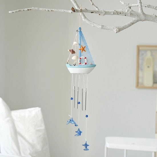 Lanterna da soffitto a vento per barche da diporto dimensione 44 cm, stile mediterraneo, decorativa per esterni interni terrazza giardino casa ufficio