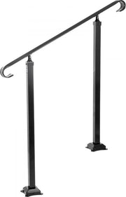 Trappola di balaustra - 1 a 2 gradini - Antiscivolo - Nero - Trappola del vento