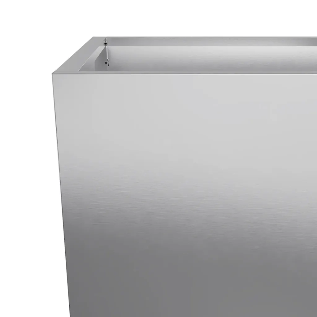 vidaXL Fioriere da Giardino 2 pz 35x35x75 cm in Acciaio Zincato