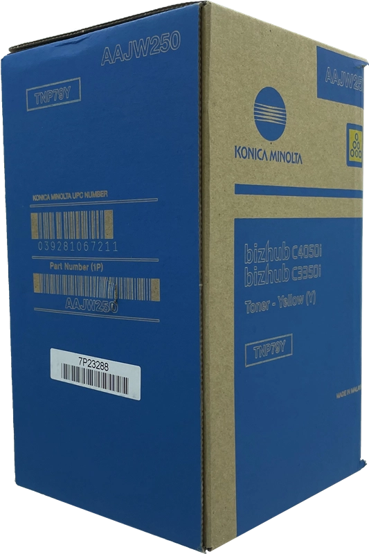 ORIGINAL Konica Minolta toner giallo AAJW250 TNP-79Y ~9000 Seiten