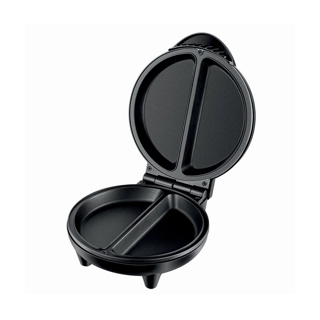 Apparecchio per Omelette Doppia Zona 750 W con Rivestimento Antiaderente Nero MELISSA