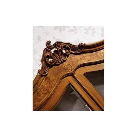 Armadio classico in legno di radica 2 porte impero 112x62x215 - Mobili 2G