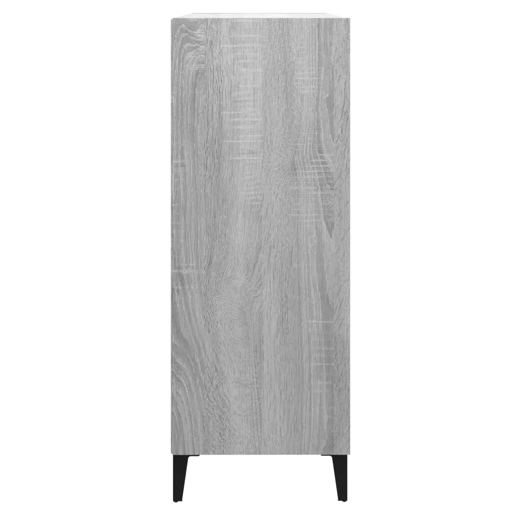 Credenza Grigio Sonoma 69,5x32,5x90 cm in Legno Multistrato