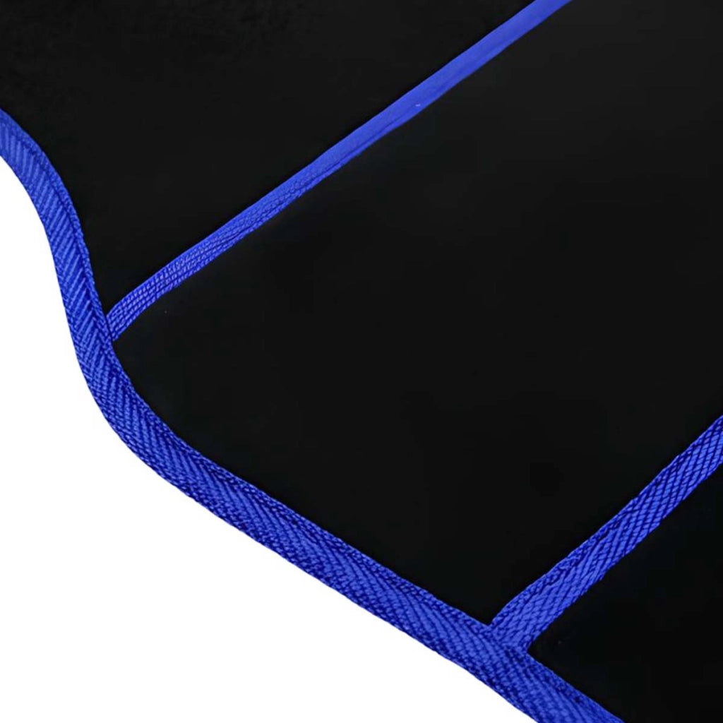 Tappetini per Auto 4 pezzi Universali in PVC Floccato Antiscivolo Nero Avizar
