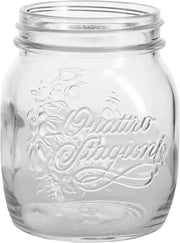 VASO ERMETICO IN VETRO PER ALIMENTI 'QUATTRO STAGIONI' 700 ml- 6 pezzi  - BORMIOLI
