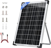 Pannello solare monocristallino 30 W - modulo molto efficiente - caricatore di energia PV - pannelli solari 12 V - abitazioni, campeggio, camper - applicazioni off-grid