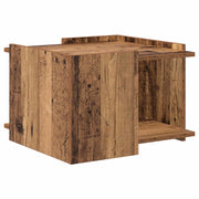 Tavolino da salotto | Tavolino da caff¨¨ | Tavolino da Soggiorno Legno antico 50,5 x 50 x 33 cm