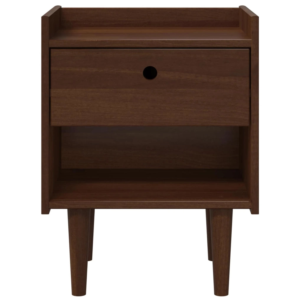 Comodino BILBAO Caramello scuro 45 x 35 x 59 cm 42041340