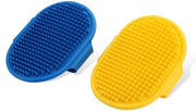 Set di due spazzole per animali - Spazzola per gatto e cane - Spazzola per massaggi con guanto di gomma - Manico regolabile - 26x12 cm - Materiale TPR duraturo - Spazzola per cani