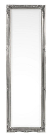 Specchio Legno Argentato Classico da Interno 36x126 cm - HALL