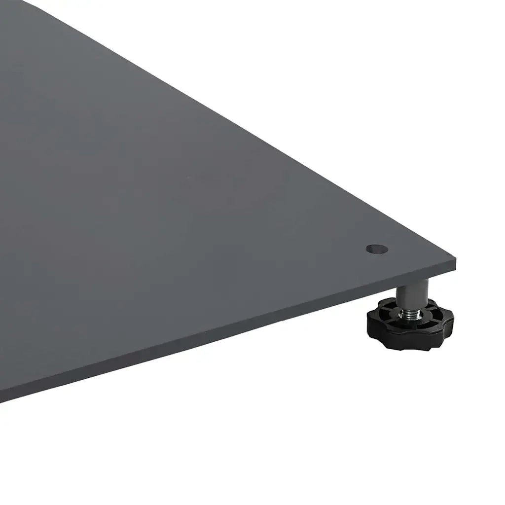 Base per ombrellone Grigio scuro 100 x 100 x 4 cm Acciaio