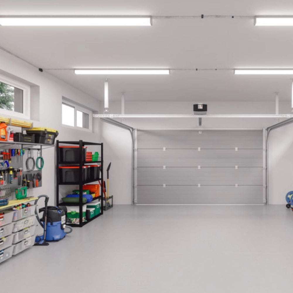 Plafoniera led 36watt impermeabile 2 tubi t8 120centimetri risparmio energetico *** temperatura colore lampada 4500k ...