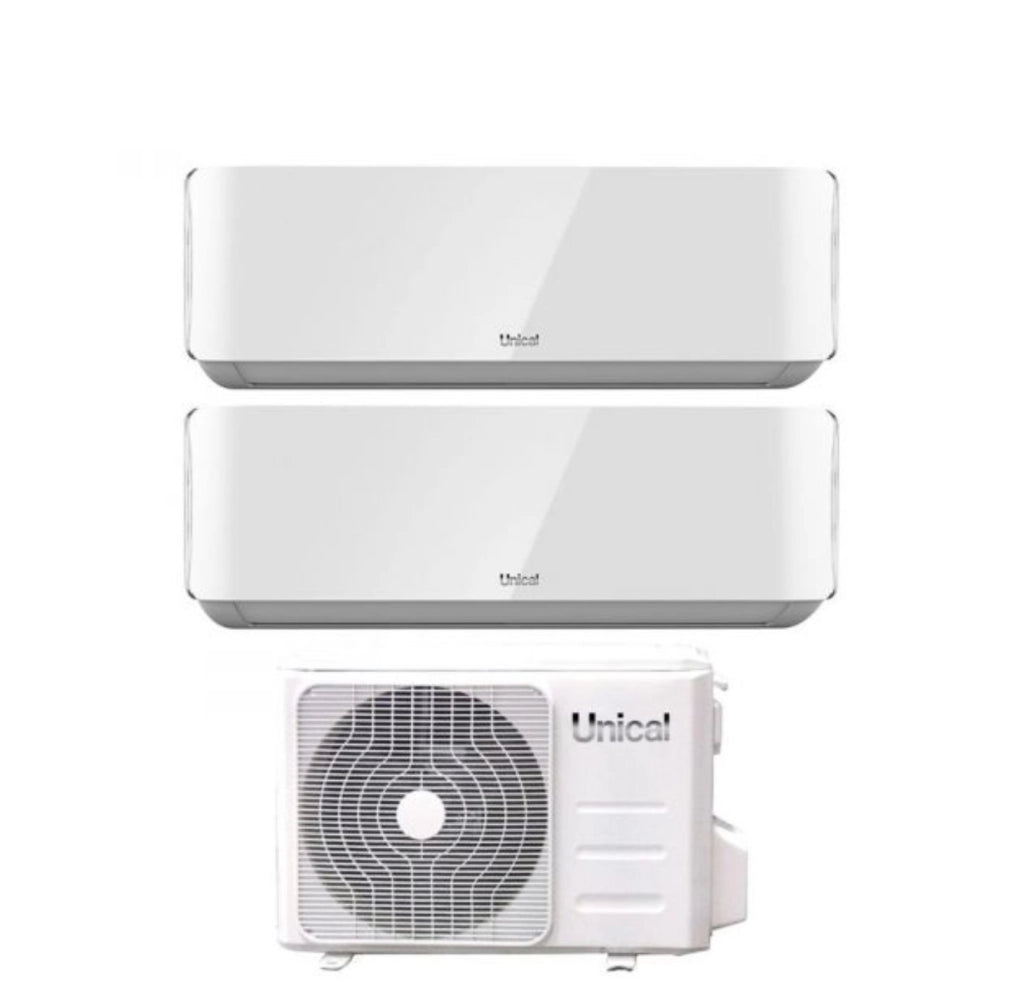 Condizionatore Dual Split Unical Air Cristal 13+13 (12+12) con XMX3 21HE R-32 Wi-Fi Optional