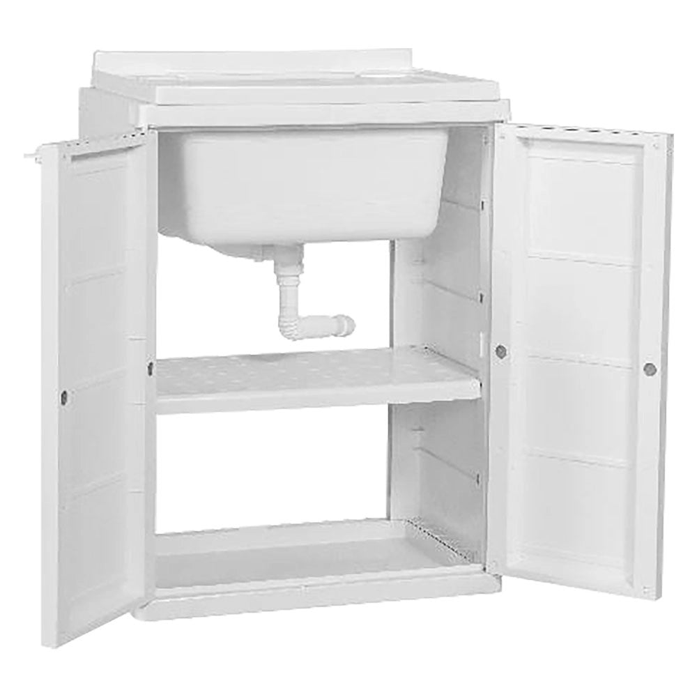 MOBILE LAVATOIO ANTA DOPPIA LUCCHETTABILE cm 60 x 45 x h.85  - TRIOPLAST