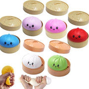 Squishy Cuscino Gigante - 6 Pezzi - Giocattolo di Fidget Squishy - Distrattore Stress - Senza Contenuto Alimentare - Cuscini Squishy morbidi, lenti per ridurre l'ansia - Giocattolo di decompressione sensoriale Fidget - Rosa/Blu/Viola/Bianco/Giallo/Verde