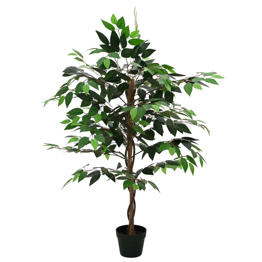 Pianta Ficus Artificiale Verde 90 x 16 x 110 cm Tessuto e Legno CFW3609759
