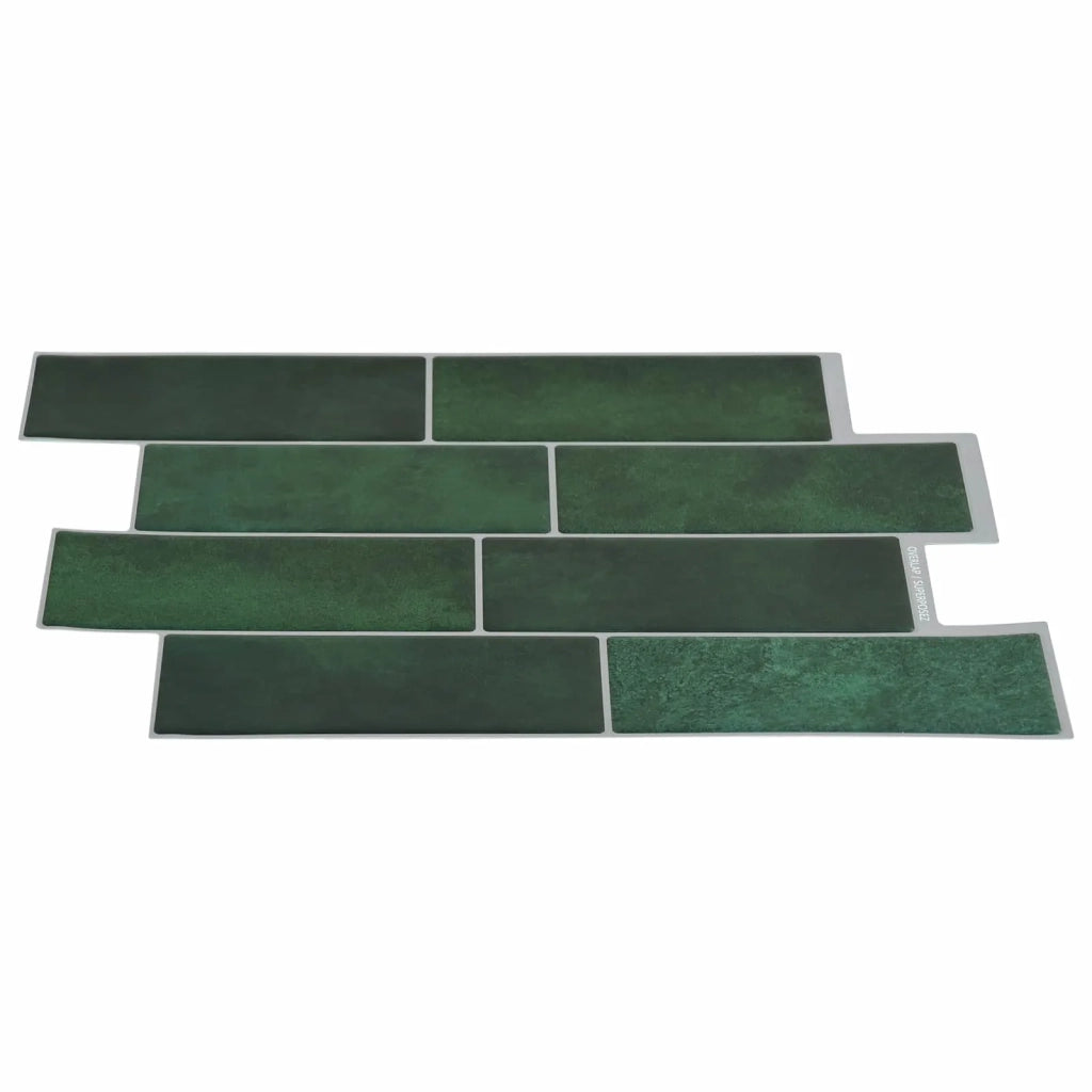 Piastrella subway 20 pz Verde Scuro 29 x 21 cm CFW6420729