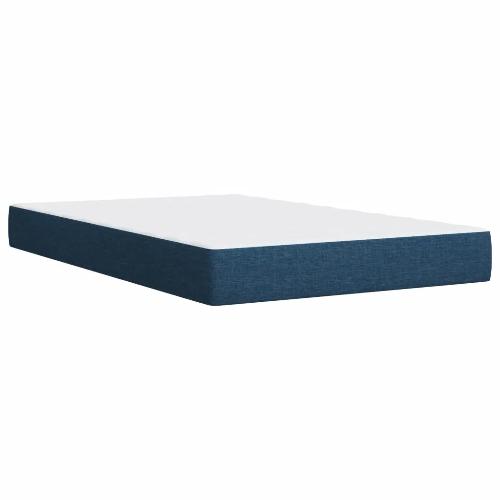 Giroletto a Molle con Materasso Blu 120x190 cm in Tessuto 3292726