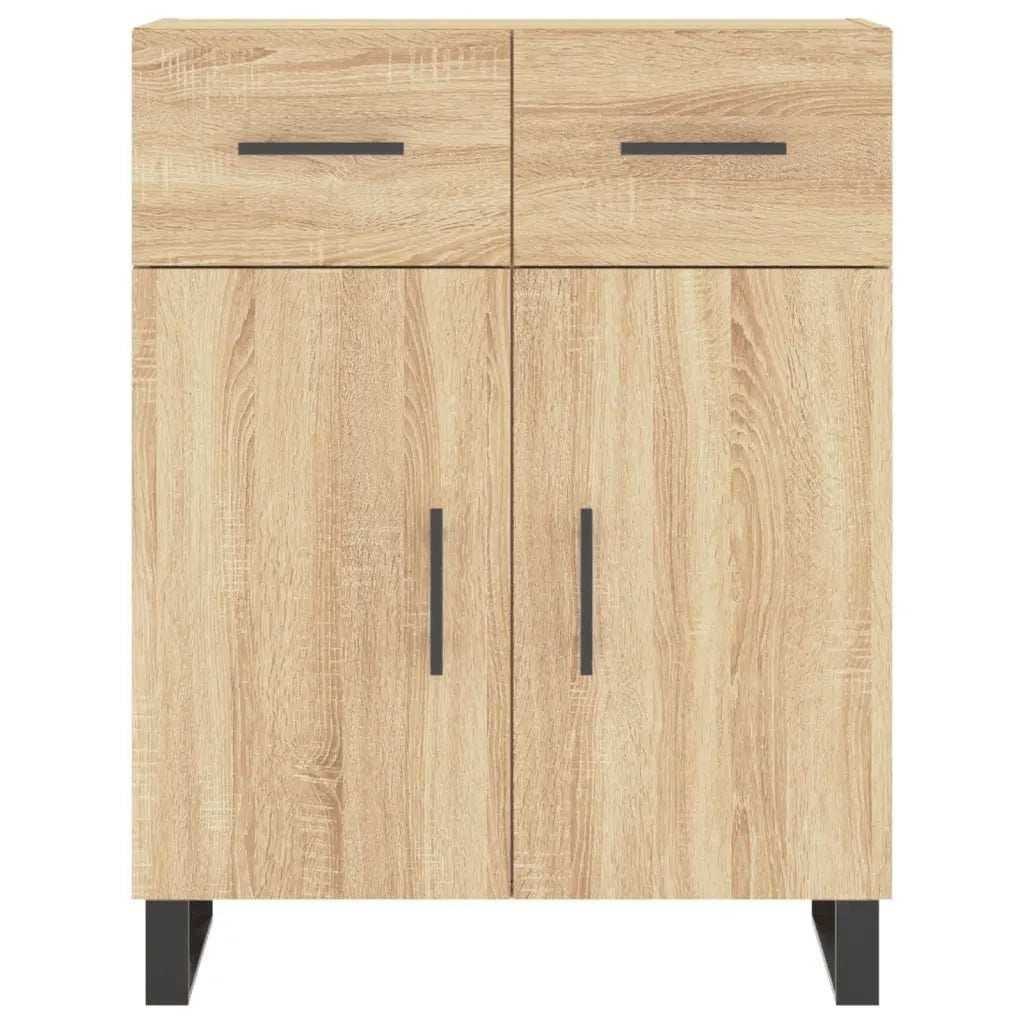 Credenza-Buffet-Armadio da cucina Rovere Sonoma 69,5x34x90 cm in Legno Multistrato 465227