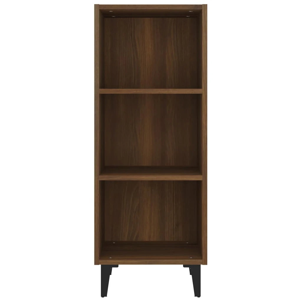 Buffet credenza cassettiera armadio mobile contenitore organizer per cucina soggiorno salotto 34,5 x 32,5 x 90 cm legno ingegnerizzato marrone 02_0031188