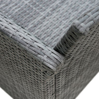 Set da Giardino Divano 2 Poltrone 1 Tavolino  Fergus Marrone