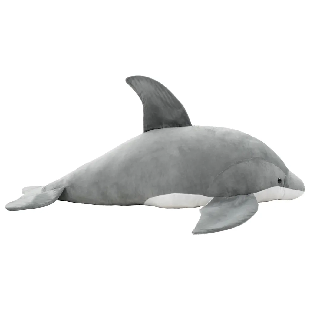Giocattolo di Peluche Delfino Grigio 80231