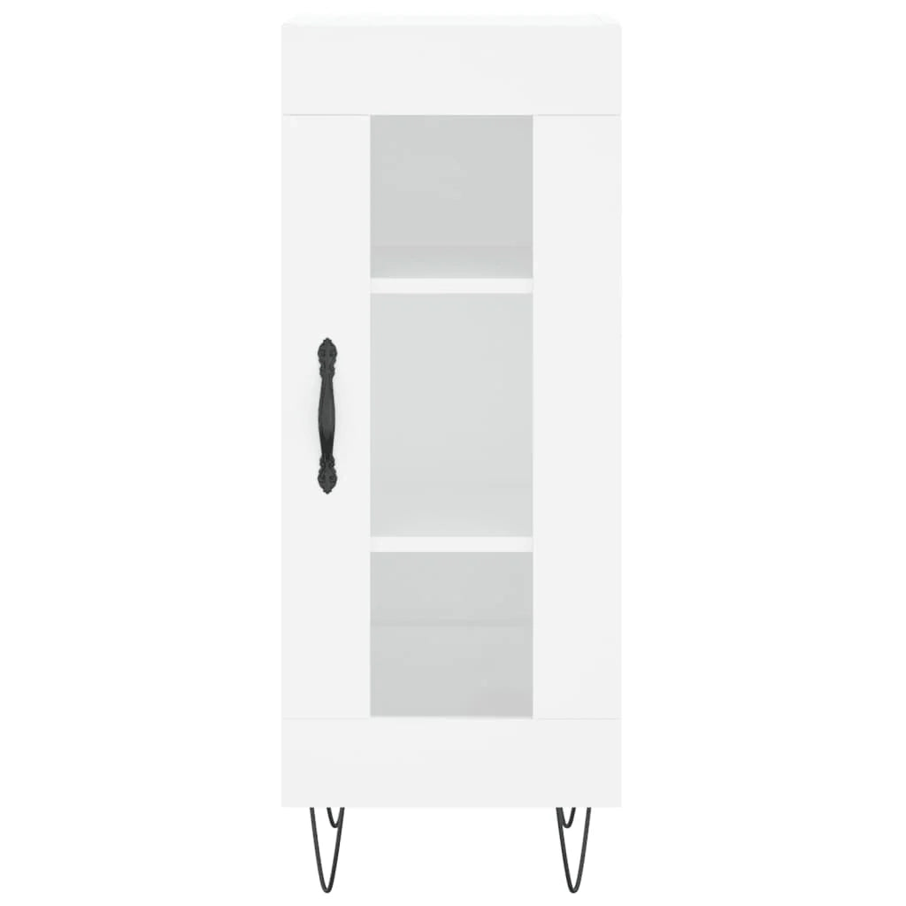 Buffet credenza cassettiera mobiletto mobile contenitore organizer per cucina soggiorno salotto 34,5 x 34 x 90 cm legno ingegnerizzato bianco 02_0030255