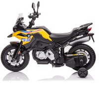 Moto Elettrica per Bambini 12V con Licenza BMW F 850 GS Gialla