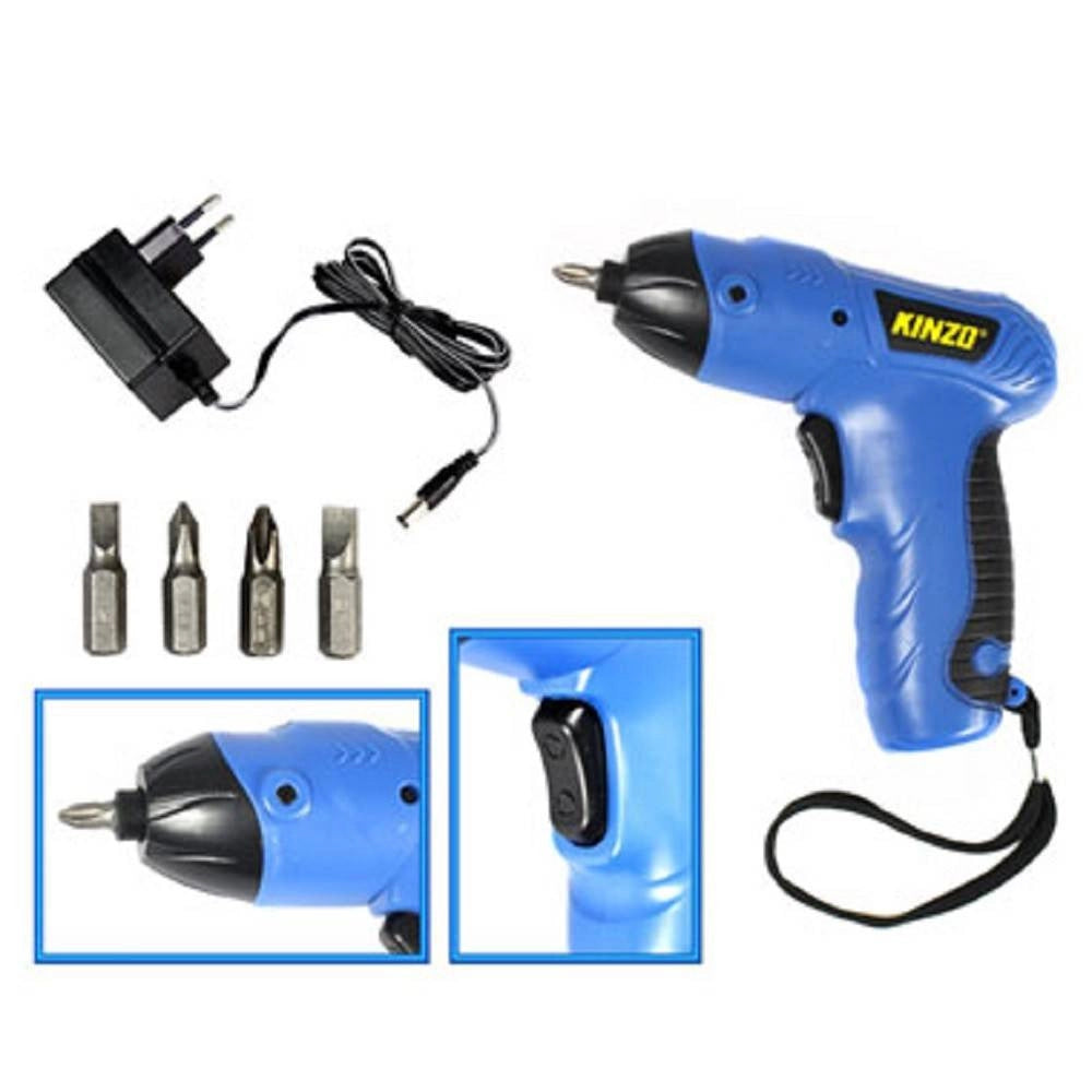 Trade Shop - Avvitatore Cordless A Batteria Ricaricabile Mini Trapano 3,6 V Reversibile -