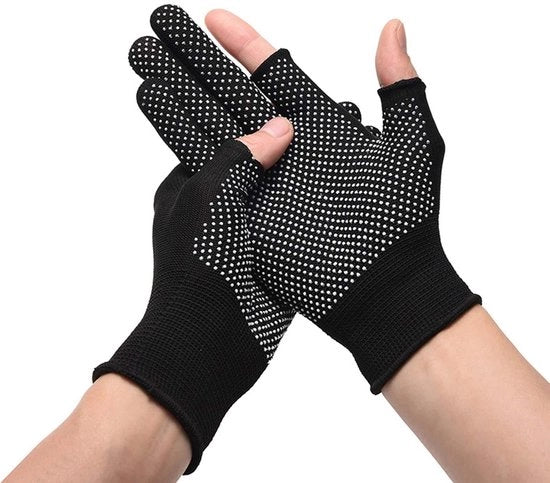 Manopole di sicurezza multifunzionali serie - guanti anti-slip per giardino e campeggio - versione nera - utilizzabili in ogni situazione