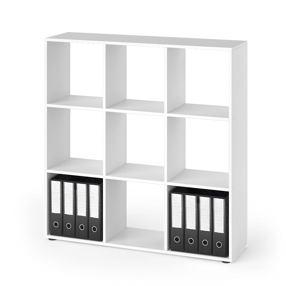 Vicco Scaffale Bianco 104 x 108 cm con 2 scatole pieghevoli