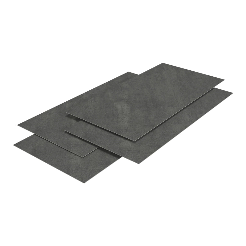 Set di 4 pannelli da parete decorativi 120 x 60 cm grigio 03_0010656