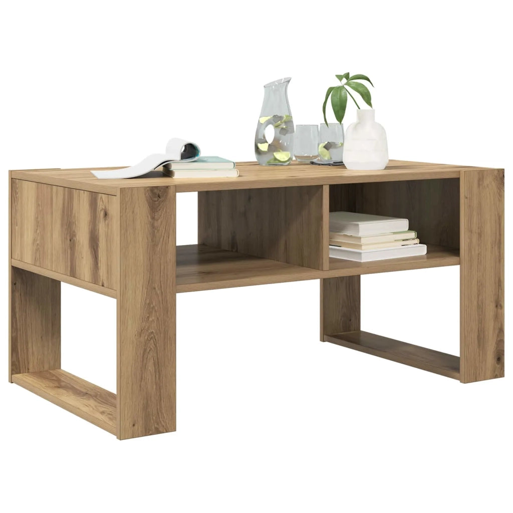 Tavolino da salotto Rovere artigianale 92 x 53 x 45 cm