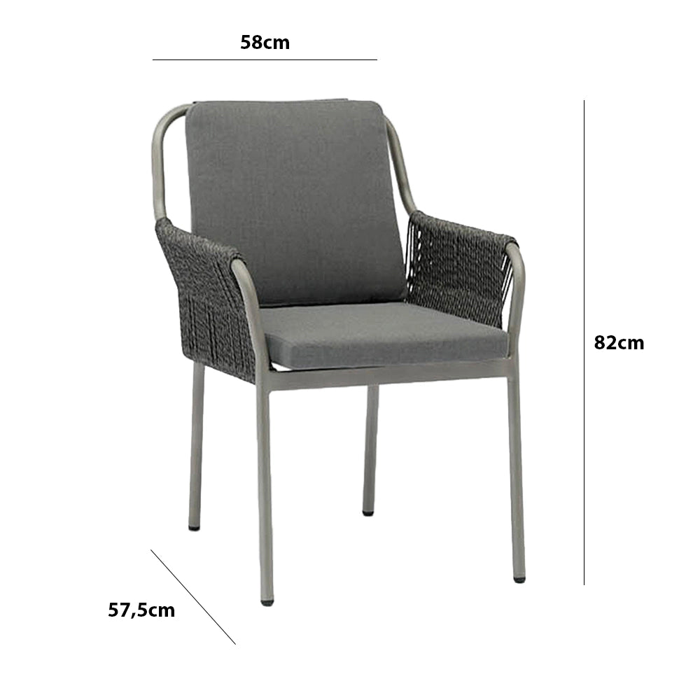 Set Completo BUDAPEST (Tavolo + 6 sedie)