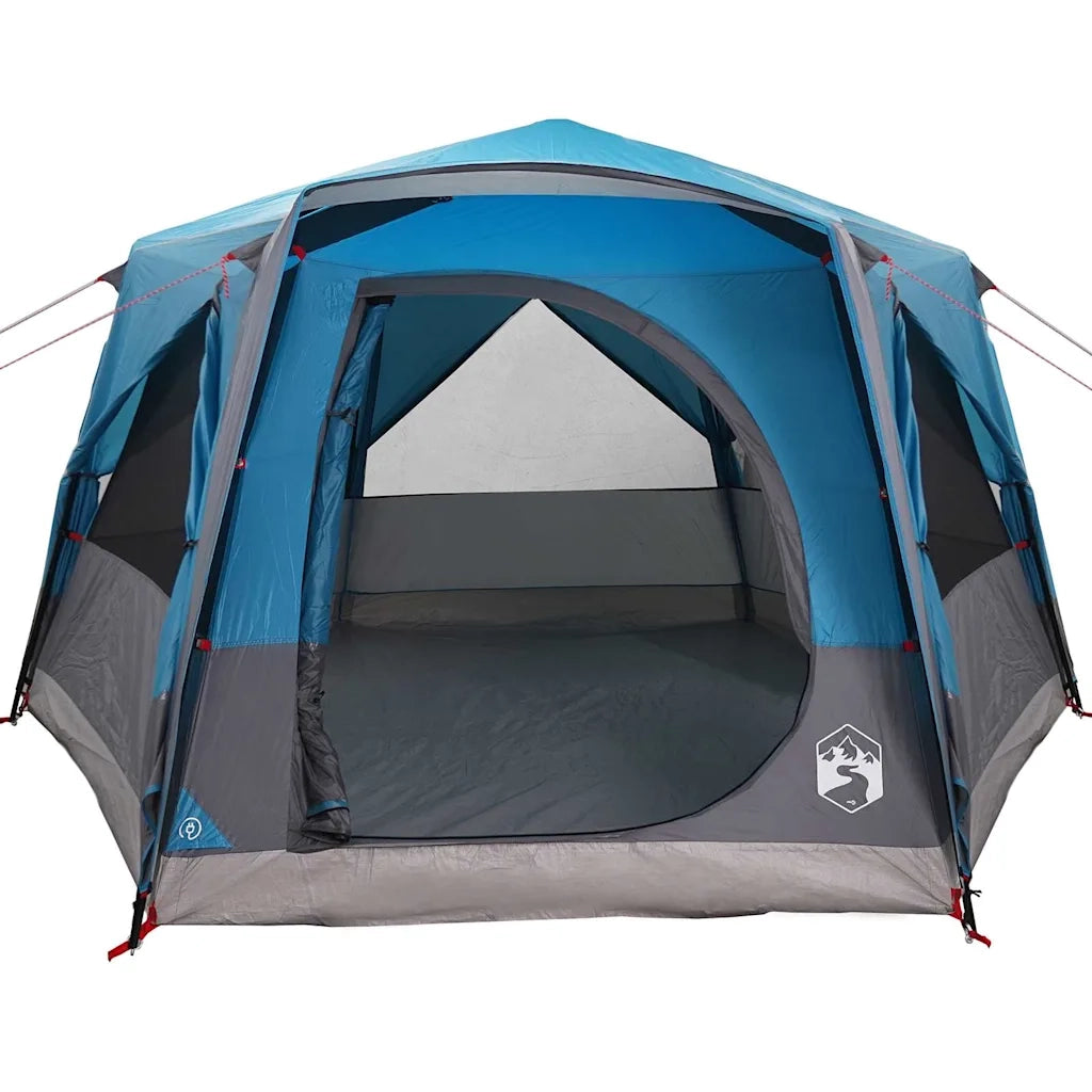 Tenda da Capanna per 5 Persone Blu e Grigio 333 x 317 x 194 cm 42004030