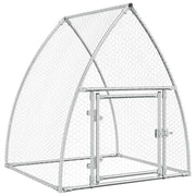 Pollaio argento 100 x 105 x 120 cm acciaio zincato Argento 02_0041665