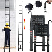 Scale mobile Telescopica a 6,2 metri - Ladder Telescopica - Inclinabile - Soft Close – Adattabile